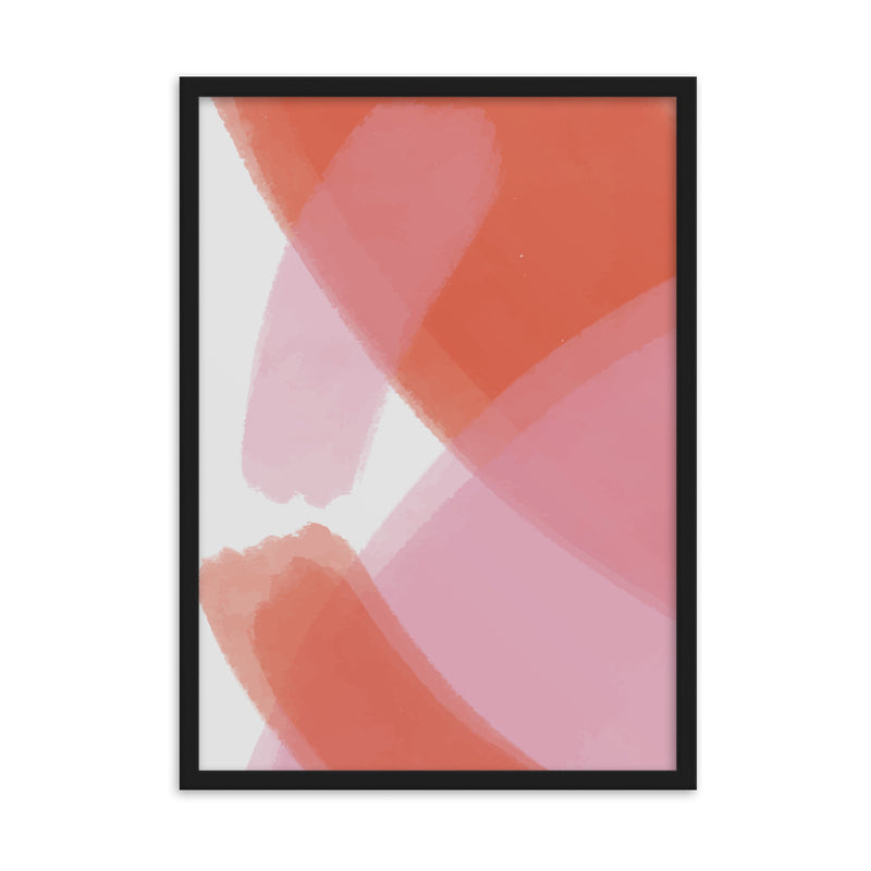 Abstract Colorful Shapes Art Print