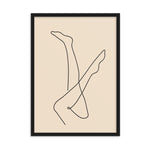 Legs Line Art- Art Print