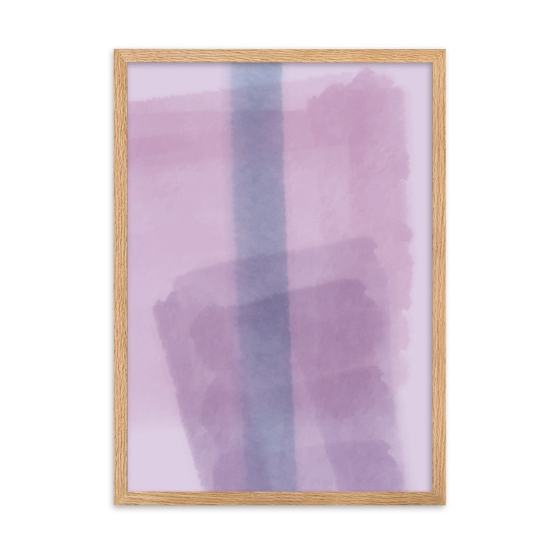 Purple Abstract Art Print