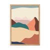 Mountain Landscape Minimalist Art Print