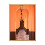 Orange Moroccan Style Corridor Art Print