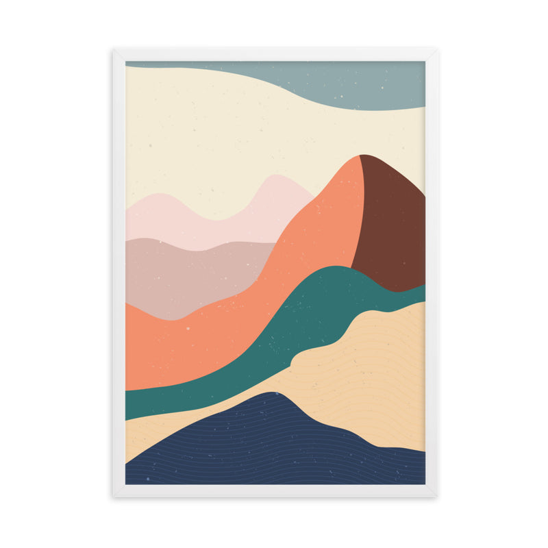 Mountain Landscape Minimalist Art Print