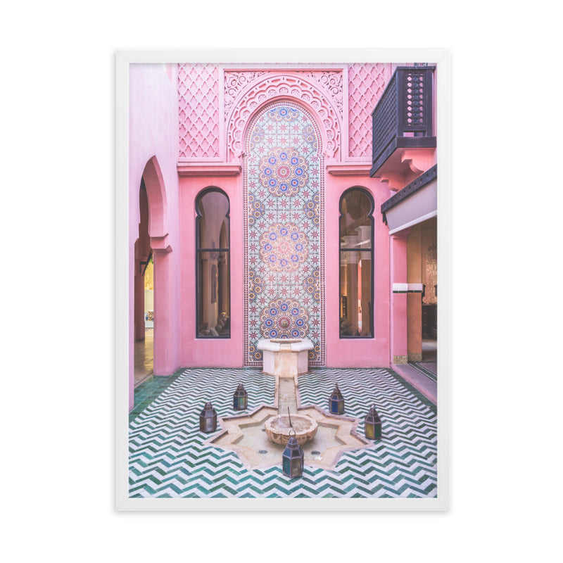 Pink Marrakesh Art Print