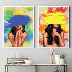 Abstract Colorful Women