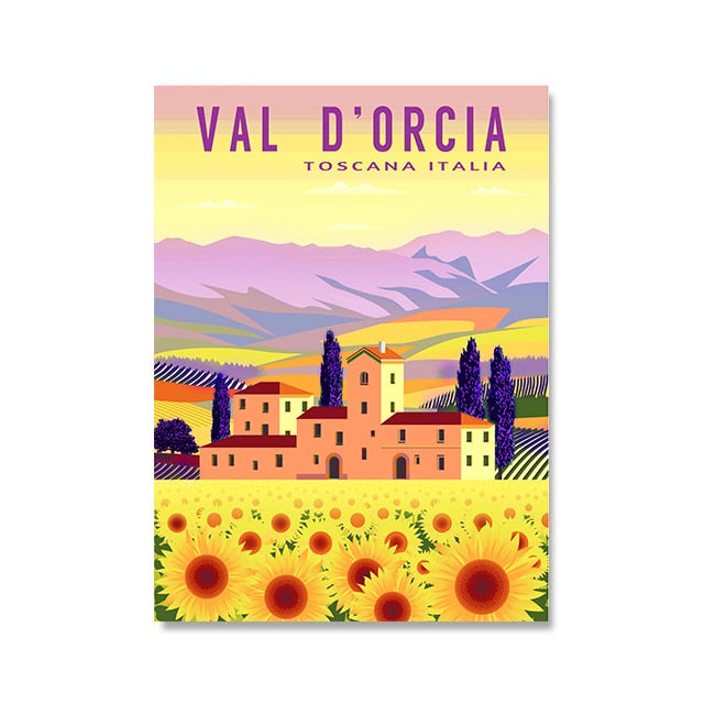 Famous Cities- Val D'orcia